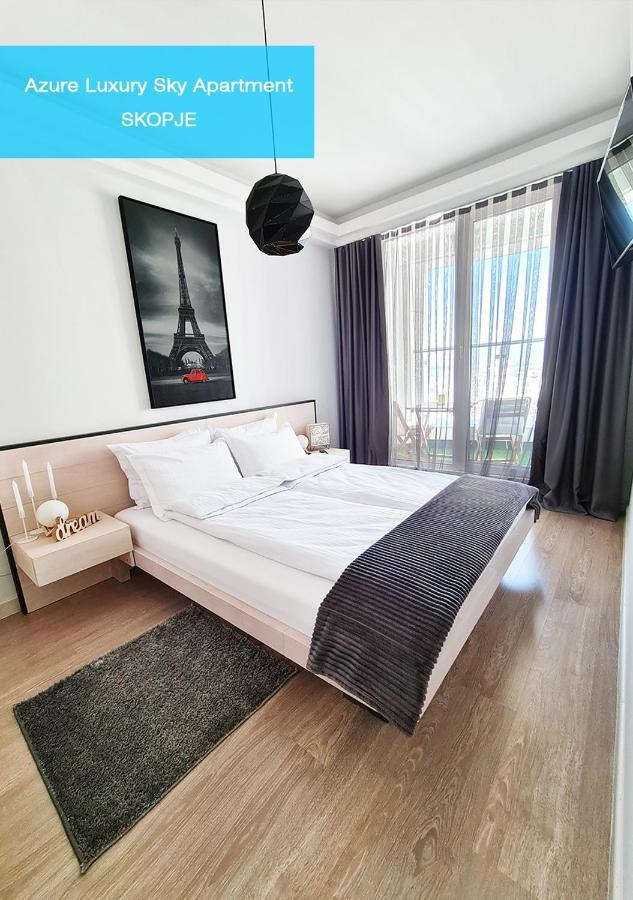 Azure Luxury Sky Apartment Skopje Esterno foto