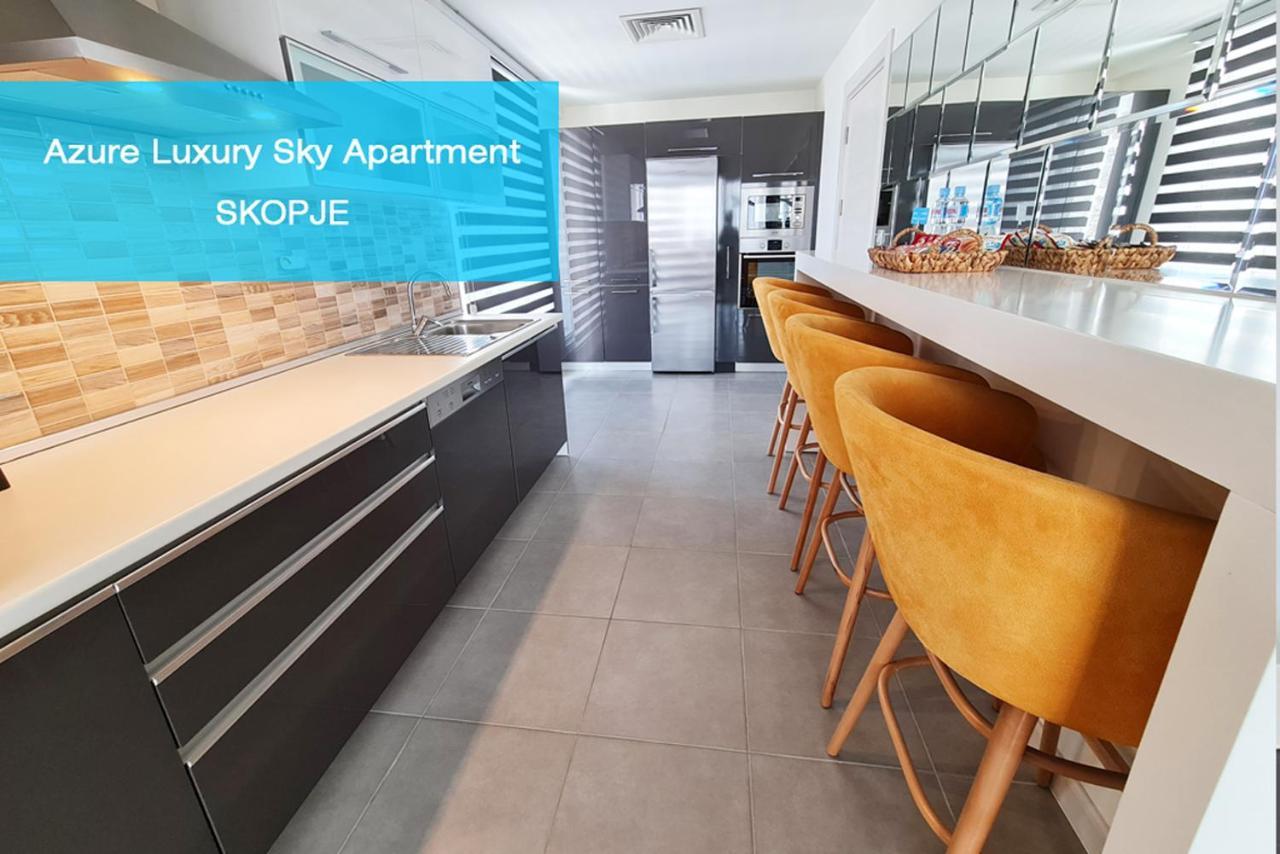 Azure Luxury Sky Apartment Skopje Esterno foto