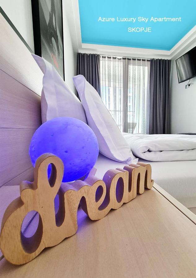 Azure Luxury Sky Apartment Skopje Esterno foto