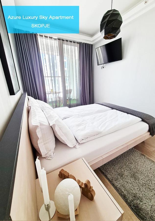 Azure Luxury Sky Apartment Skopje Esterno foto