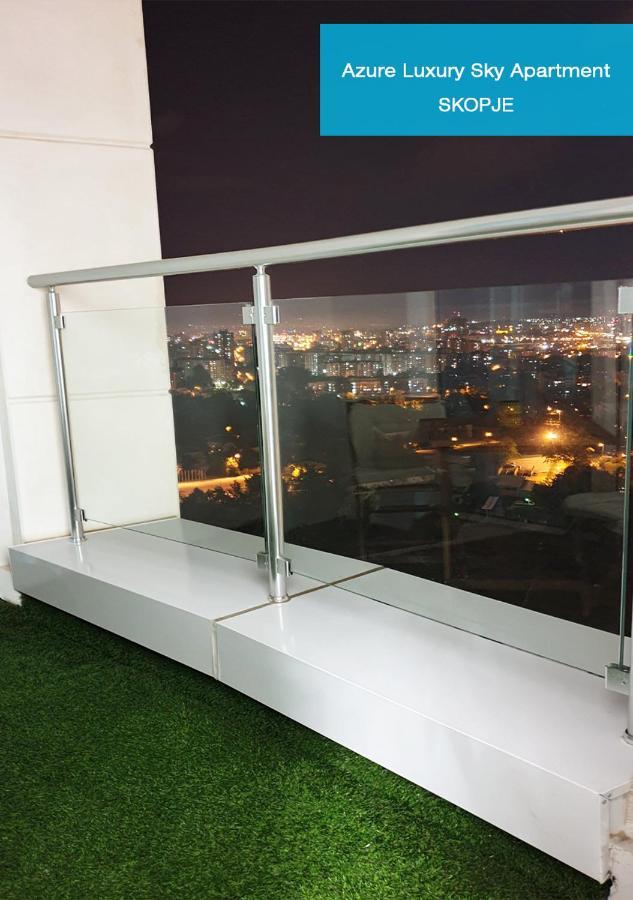 Azure Luxury Sky Apartment Skopje Esterno foto