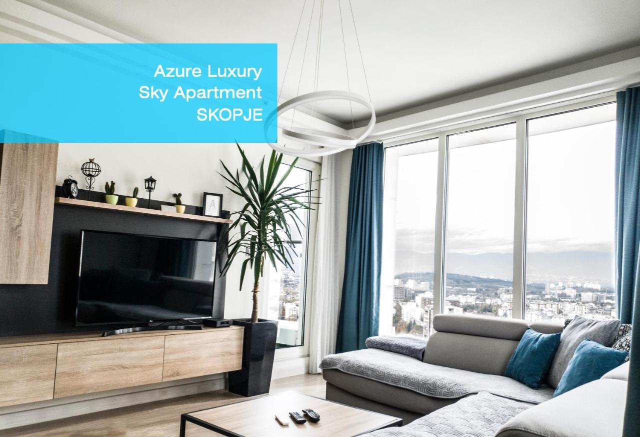 Azure Luxury Sky Apartment Skopje Esterno foto