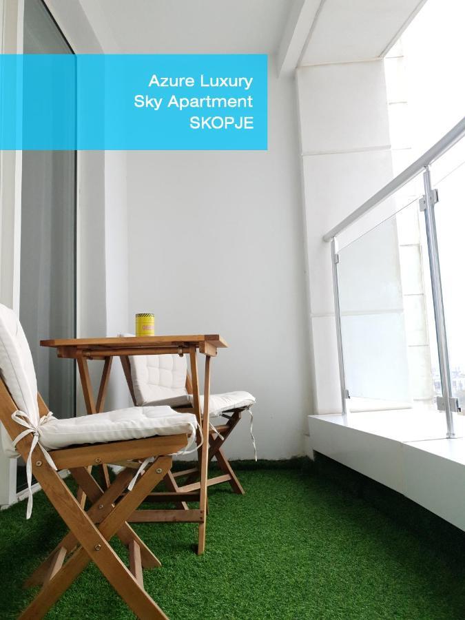 Azure Luxury Sky Apartment Skopje Esterno foto