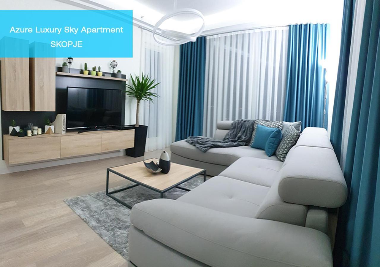 Azure Luxury Sky Apartment Skopje Esterno foto